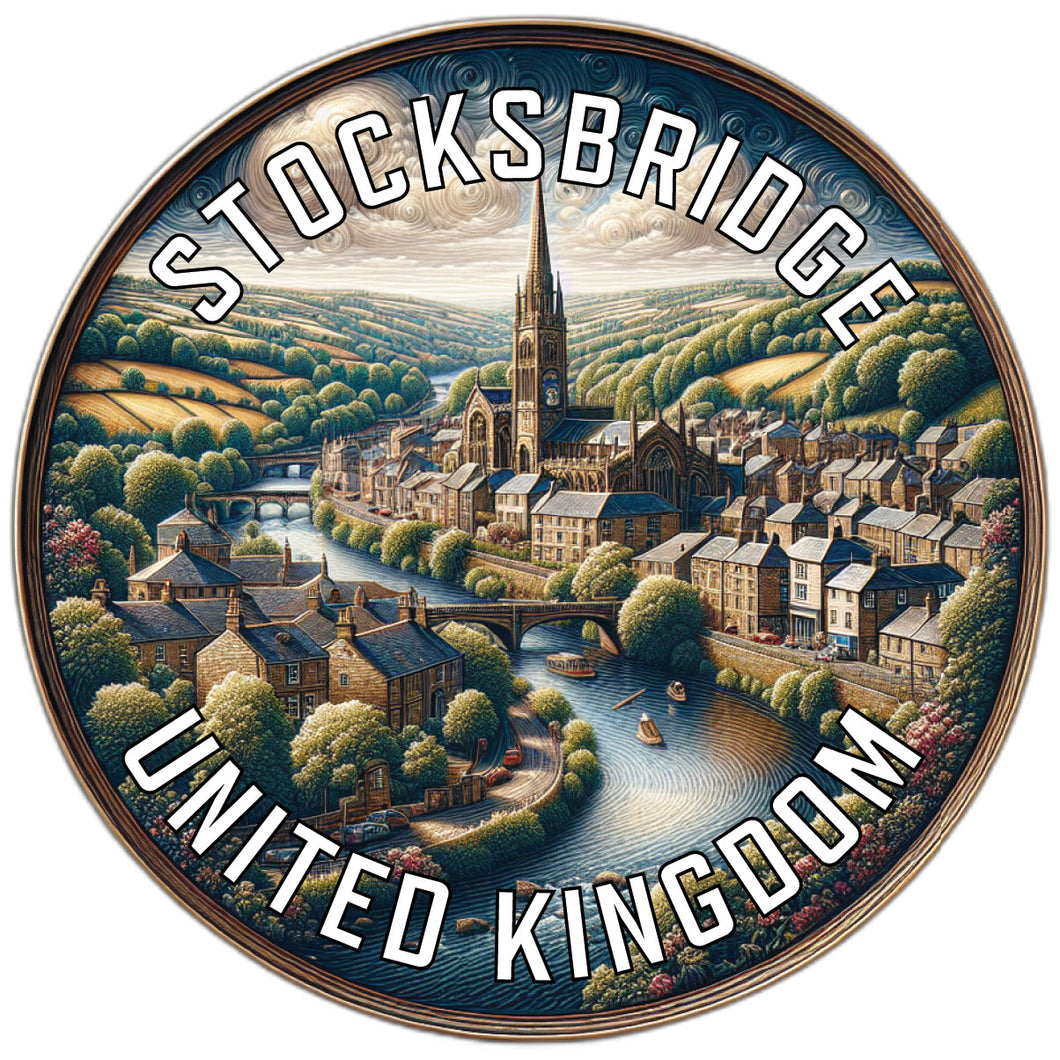 Stocksbridge United Kingdom Souvenir Die Cut Flat Magnet 2-Inch