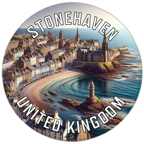 Stonehaven United Kingdom Souvenir Die Cut Flat Magnet 2-Inch