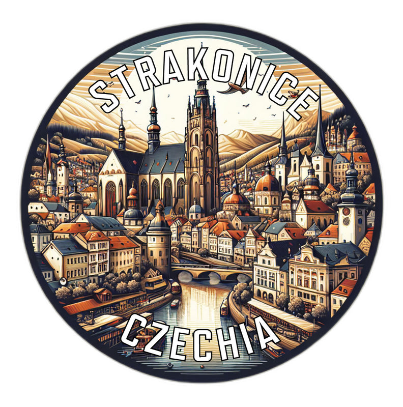 Strakonice Czechia Souvenir Vinyl Decal Sticker 6-Inch