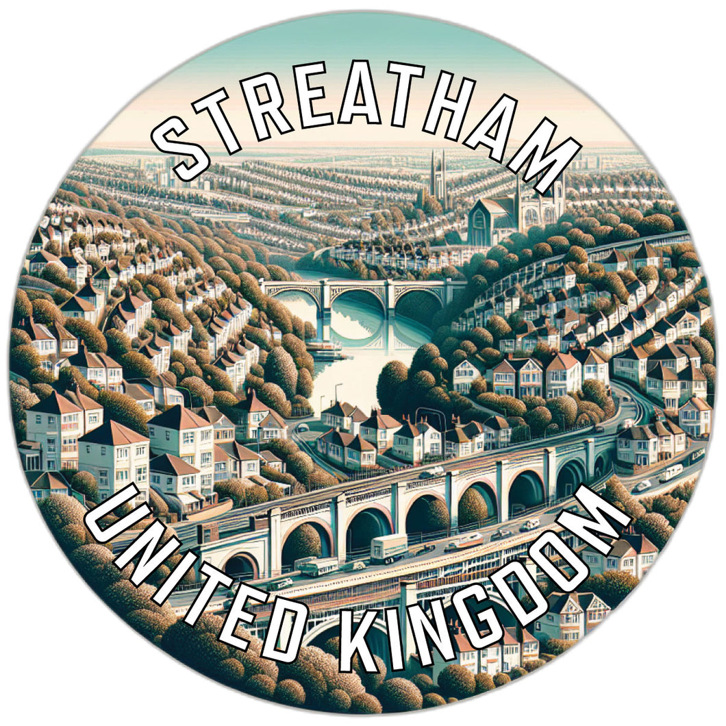 Streatham United Kingdom Souvenir Vinyl Decal Sticker 3-Inch
