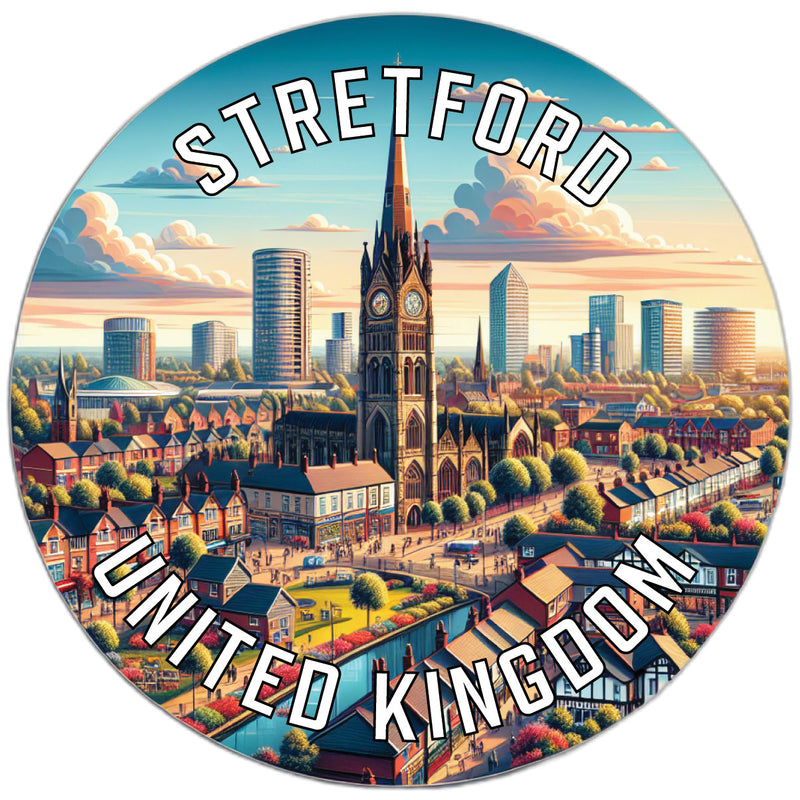 Stretford United Kingdom Souvenir Vinyl Decal Sticker 2-Inch