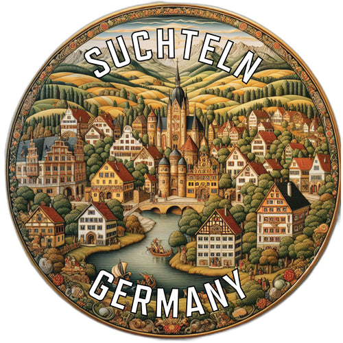 Suchteln Germany Souvenir Vinyl Decal Sticker 2-Inch