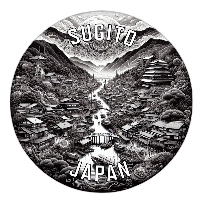 Sugito Japan Souvenir Vinyl Decal Sticker 2-Inch
