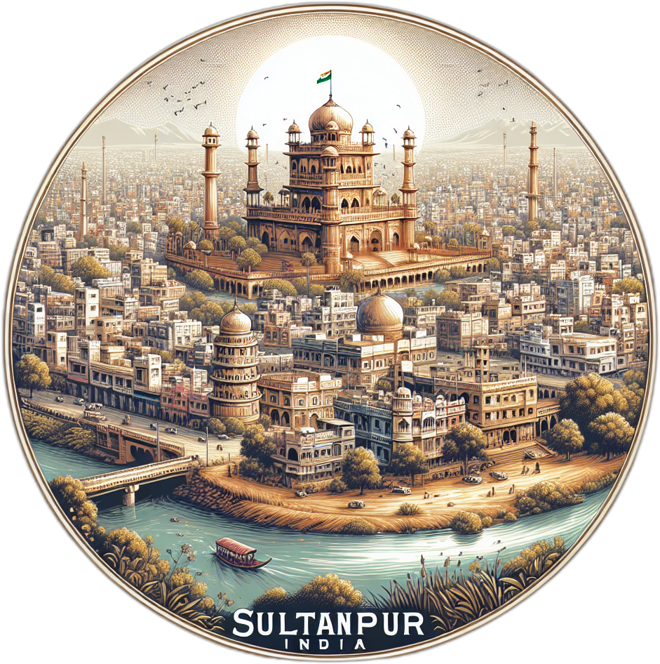 Sultanpur India Souvenir Vinyl Decal Sticker 2-Inch