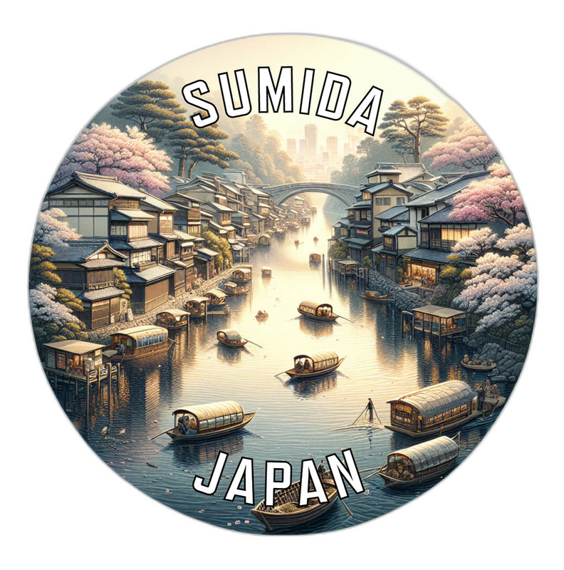 Sumida Japan Souvenir Die Cut Flat Magnet 2-Inch