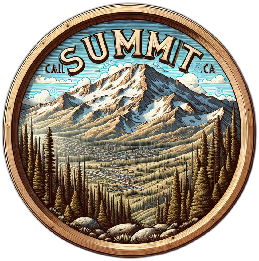 Summit California Souvenir Die Cut Flat Magnet 6-Inch