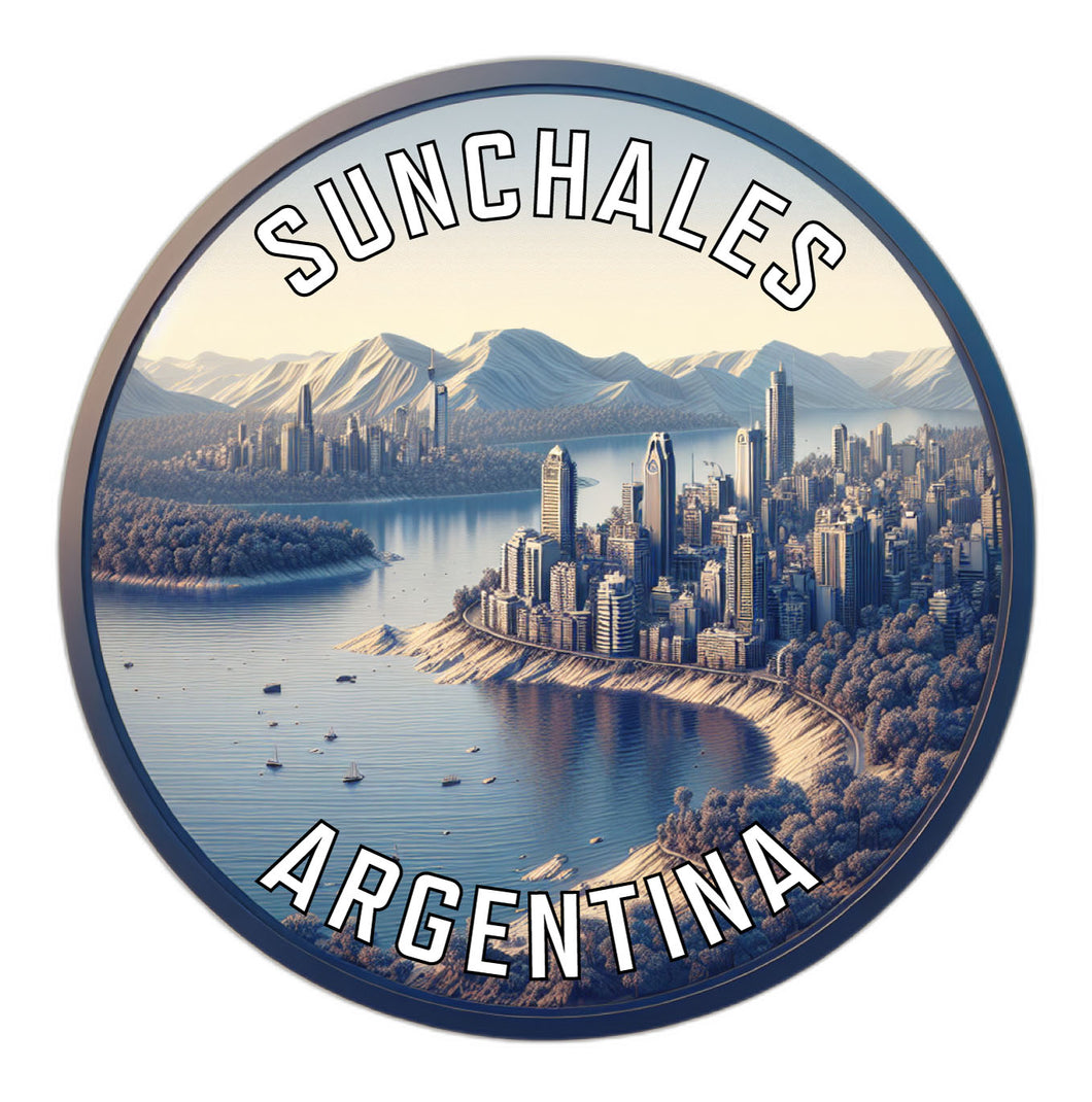 Sunchales Argentina Souvenir Die Cut Flat Magnet 2-Inch