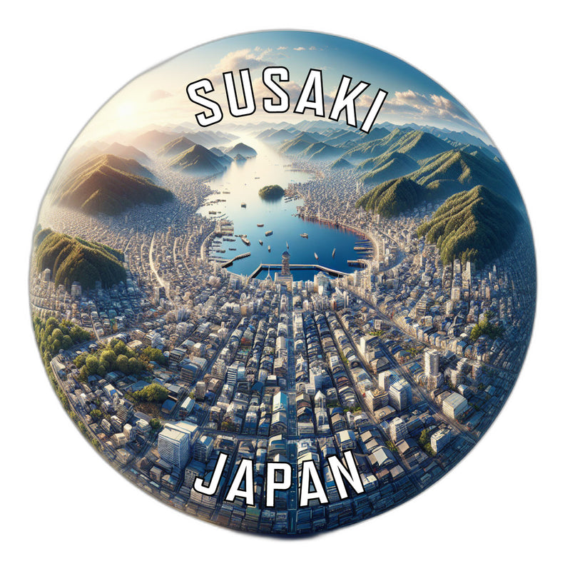 Susaki Japan Souvenir Vinyl Decal Sticker 3-Inch