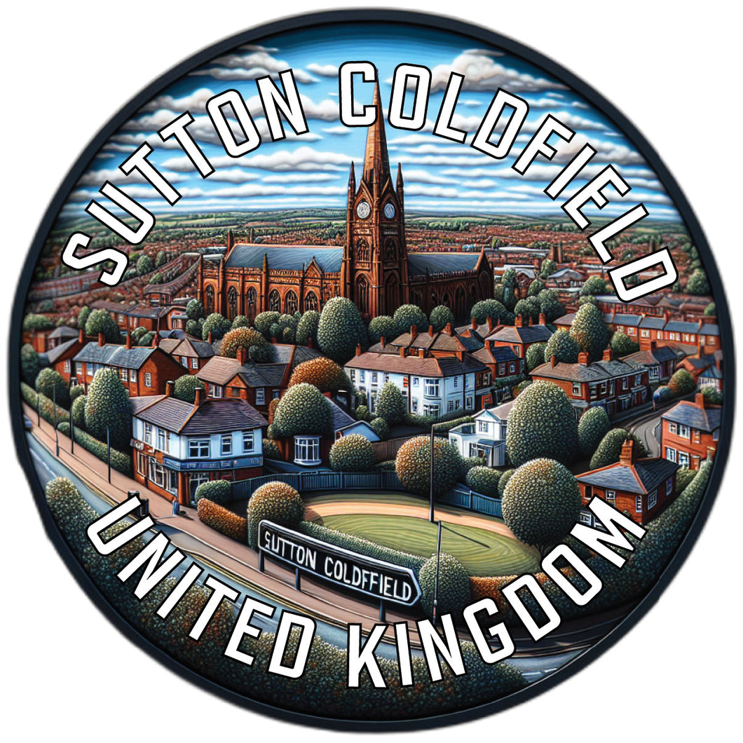 Sutton Coldfield United Kingdom Souvenir Vinyl Decal Sticker 6-Inch
