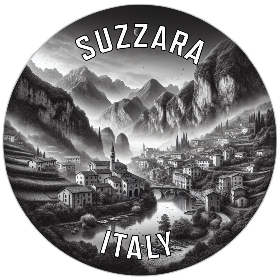Suzzara Italy Souvenir Die Cut Flat Magnet 2-Inch