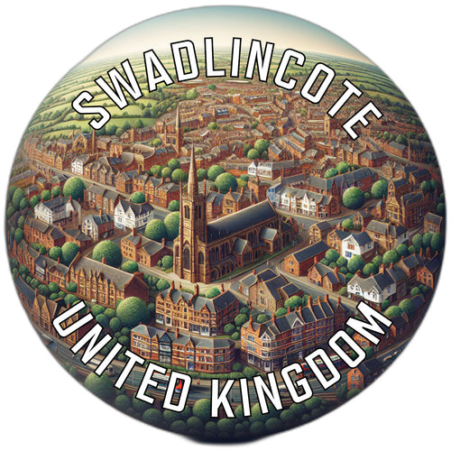 Swadlincote United Kingdom Souvenir Vinyl Decal Sticker 6-Inch