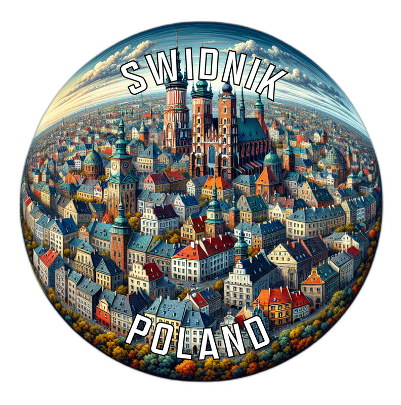 Swidnik Poland Souvenir Vinyl Decal Sticker 2-Inch