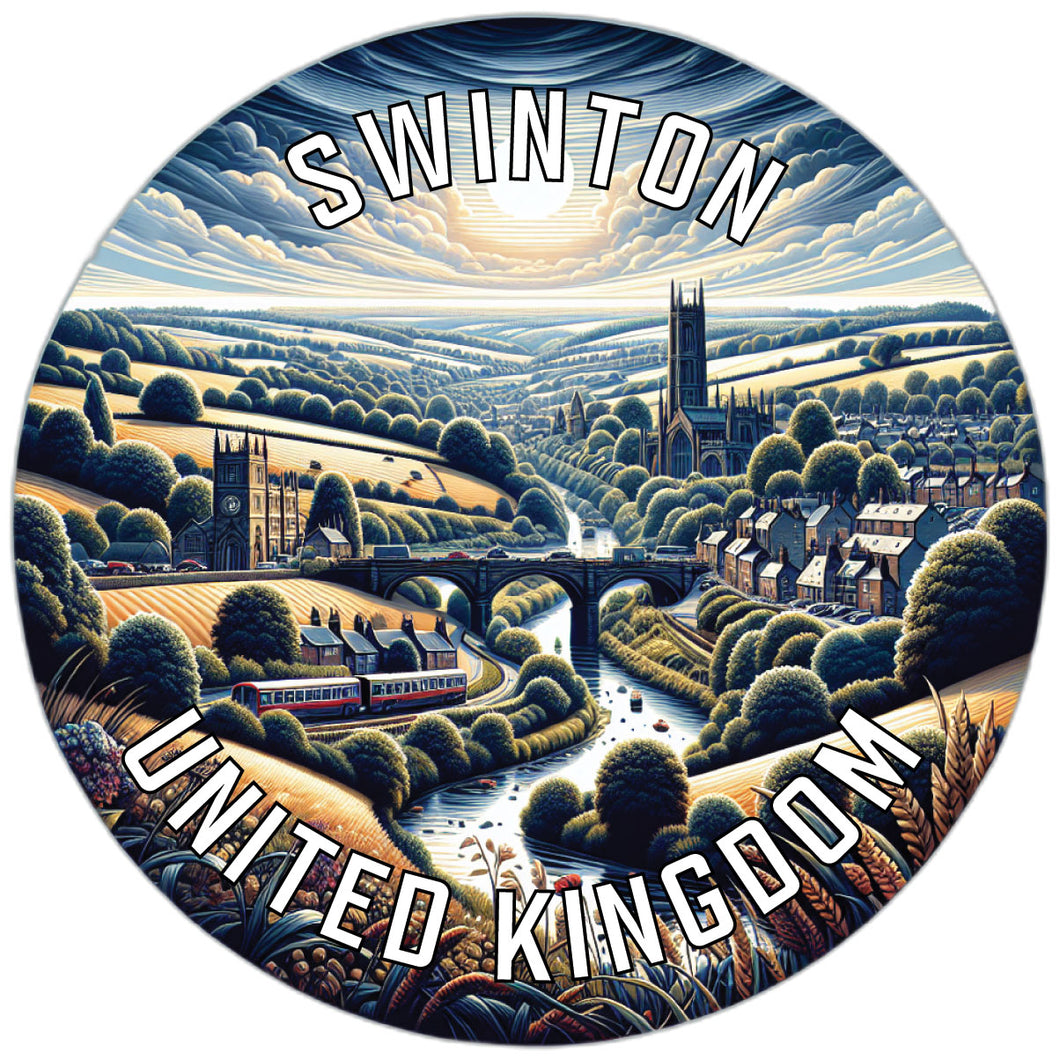 Swinton United Kingdom Souvenir Vinyl Decal Sticker 2-Inch