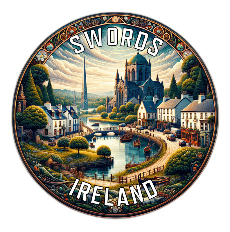 Swords Ireland Souvenir Vinyl Decal Sticker 2-Inch