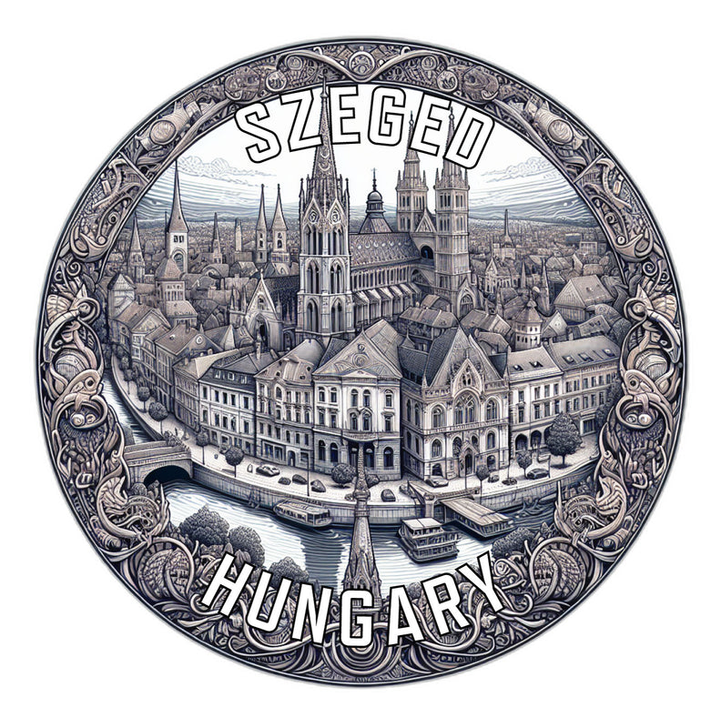 Szeged Hungary Souvenir Vinyl Decal Sticker 2-Inch