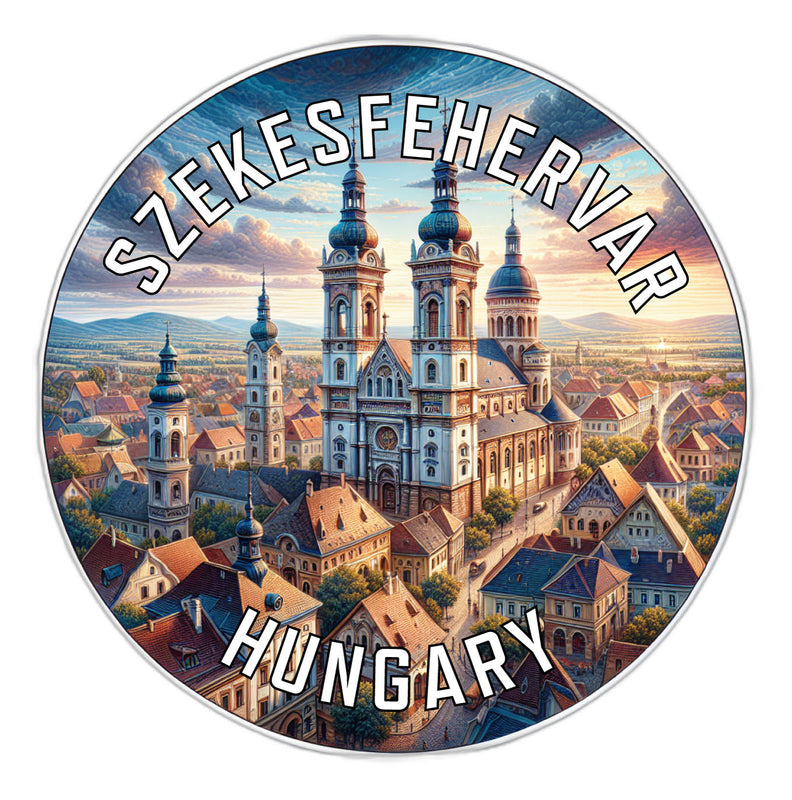 Szekesfehervar Hungary Souvenir Vinyl Decal Sticker 6-Inch