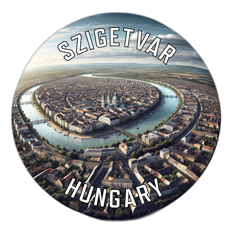 Szigetvar Hungary Souvenir Die Cut Flat Magnet 2-Inch