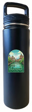 Load image into Gallery viewer, Shanghai China Old Town Design Souvenir 32 oz Insulated Stainless Steel Tumbler Water Bottle with Screw on Lid
