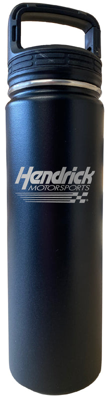 Hendrick Motorsports Nascar Offic. LIC. 24 oz Engraved Insulated Stainless Steel Tumbler Water Bottle with Screw on Lid 