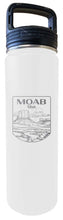 Load image into Gallery viewer, Moab Utah Souvenir 32 oz Engraved Insulated Stainless Steel Tumbler Water Bottle with Screw on Lid
