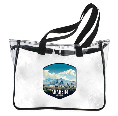 Anaheim California Design A Souvenir Clear Tote Bag 