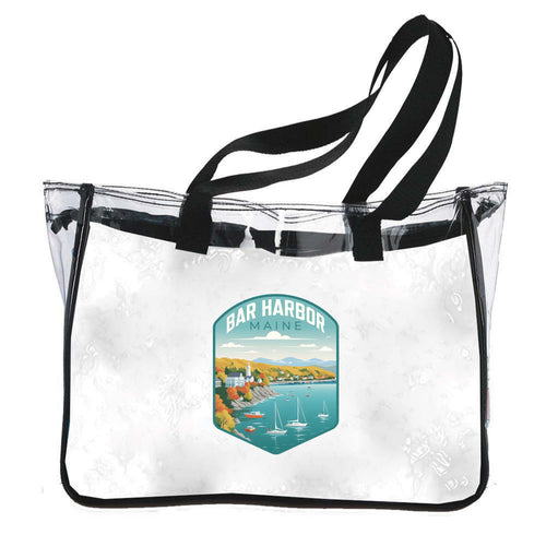 Bar Harbor Maine Design A Souvenir Clear Tote Bag