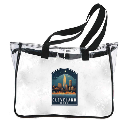 Cleveland Ohio Design A Souvenir Clear Tote Bag 