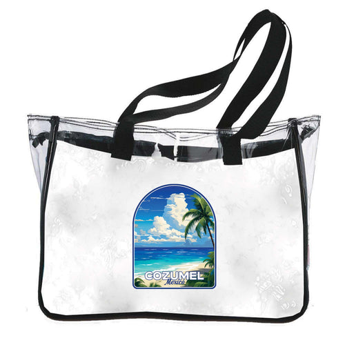 Cozumel Mexico Design C Souvenir Clear Tote Bag 