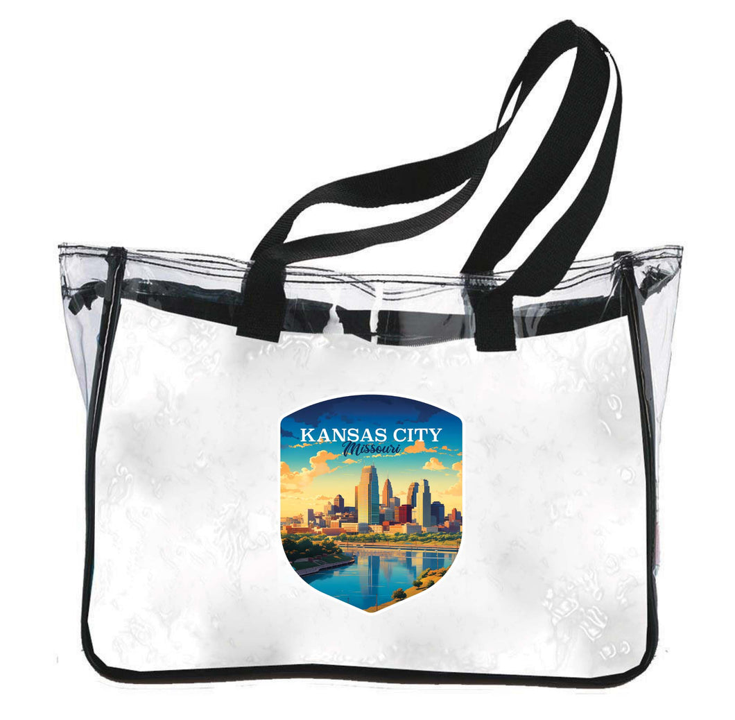 Kansas City Missouri Design A Souvenir Clear Tote Bag