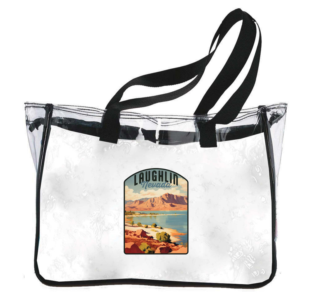 Laughlin Nevada Design B Souvenir Clear Tote Bag