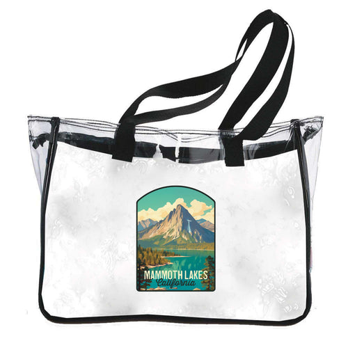 Mammoth Lakes California Design A Souvenir Clear Tote Bag 
