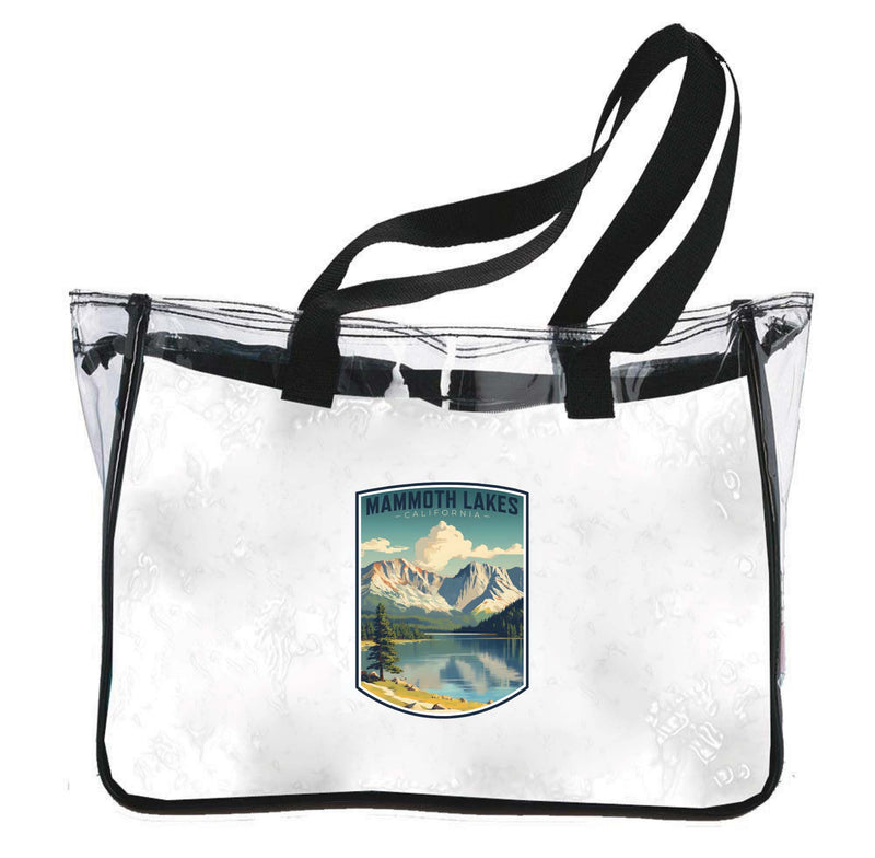 Mammoth Lakes California Design C Souvenir Clear Tote Bag 