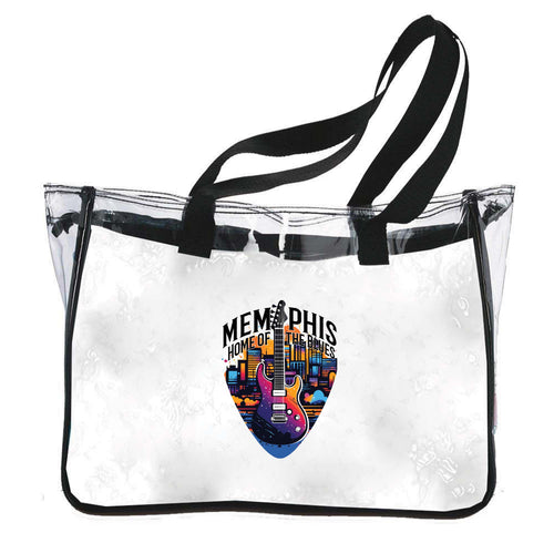 Memphis Tennessee Design B Souvenir Clear Tote Bag