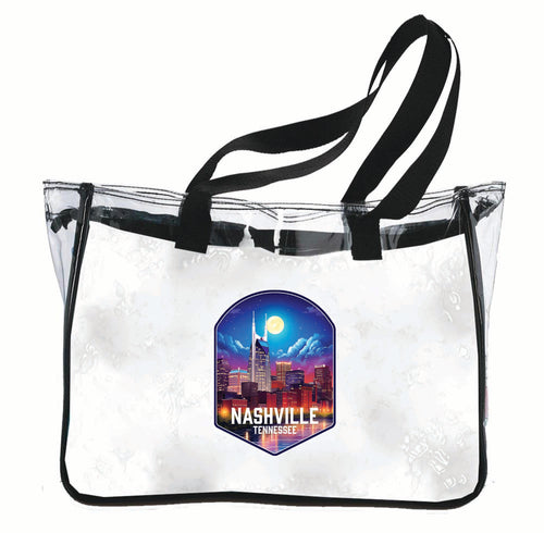 Nashville Tennessee Design D Souvenir Clear Tote Bag 