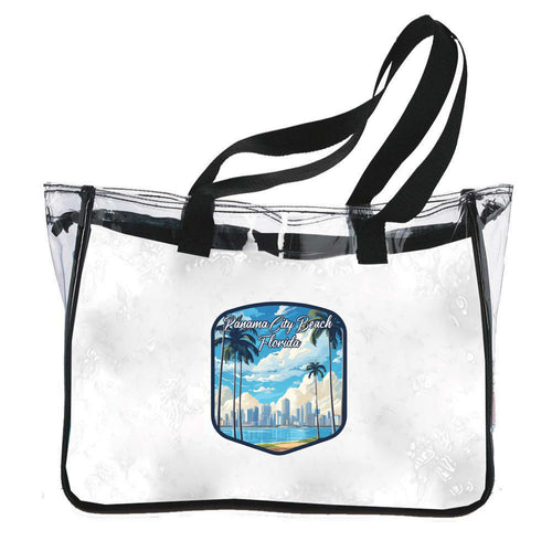 Panama City Beach Florida Design B Souvenir Clear Tote Bag 