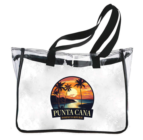 Punta Cana Dominican Republic Design E Souvenir Clear Tote Bag 