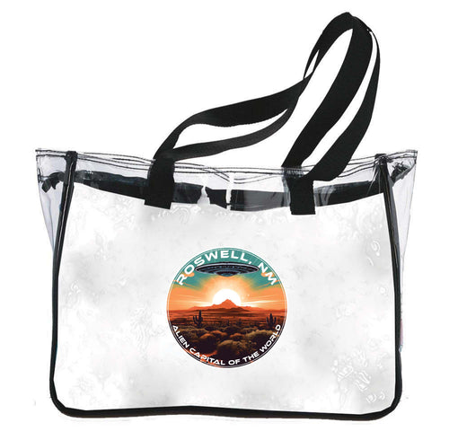 Roswell New Mexico Design A Souvenir Clear Tote Bag 