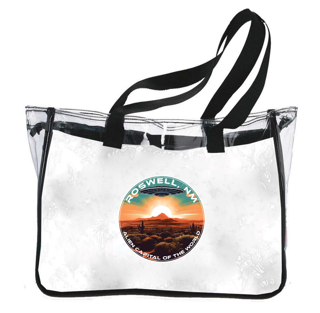 Roswell New Mexico Design A Souvenir Clear Tote Bag 