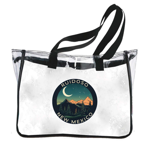 Ruidoso New Mexico Design A Souvenir Clear Tote Bag 