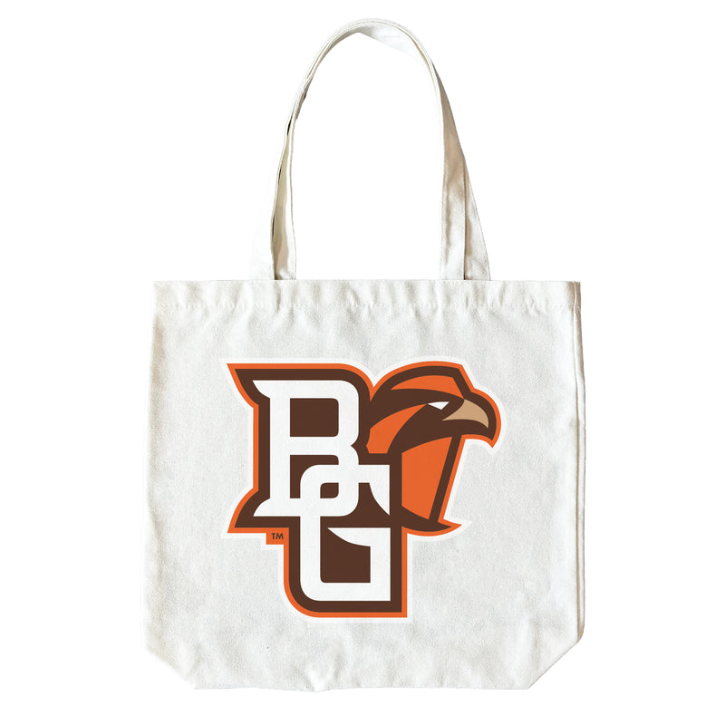 Bowling Green Falcons 15" x 15" Canvas Tote Bag Officially Licensed – Logo or Medley Design Logo