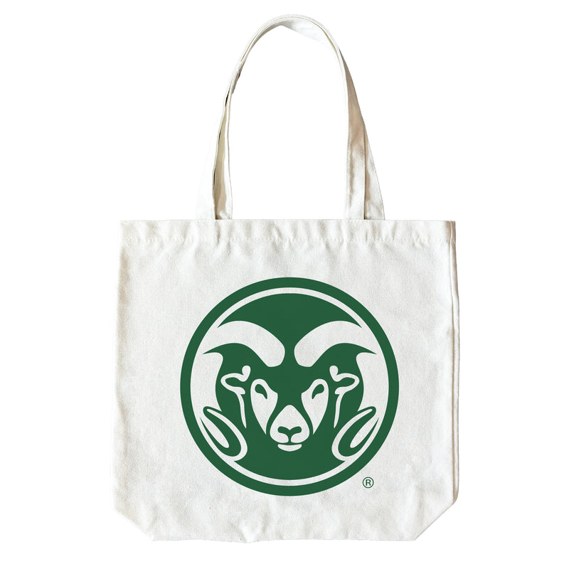 Colorado State Rams 15" x 15" Canvas Tote Bag Officially Licensed – Logo or Medley Design Logo