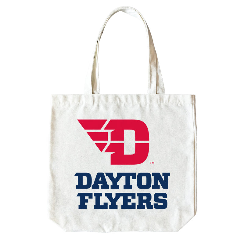 Dayton Flyers 15" x 15" Canvas Tote Bag Officially Licensed – Logo or Medley Design Logo