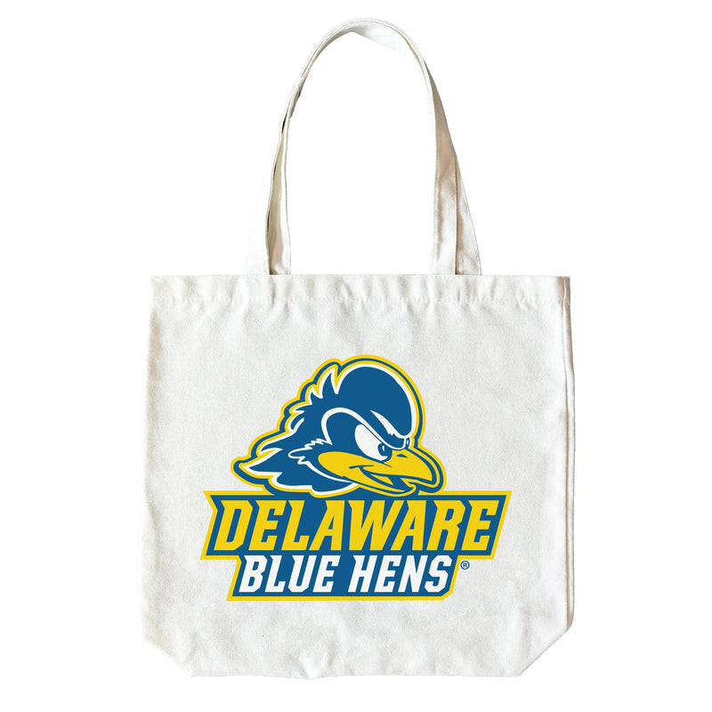 Delaware Blue Hens 15" x 15" Canvas Tote Bag Officially Licensed – Logo or Medley Design Logo
