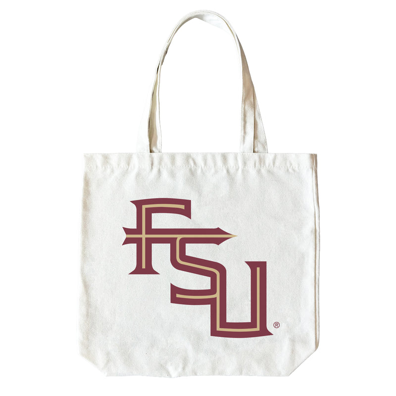 Florida State Seminoles 15" x 15" Canvas Tote Bag Officially Licensed – Logo or Medley Design Logo