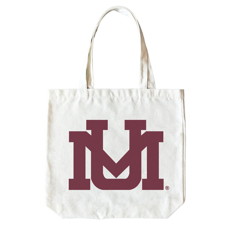 Montana University 15" x 15" Canvas Tote Bag Officially Licensed – Logo or Medley Design Logo