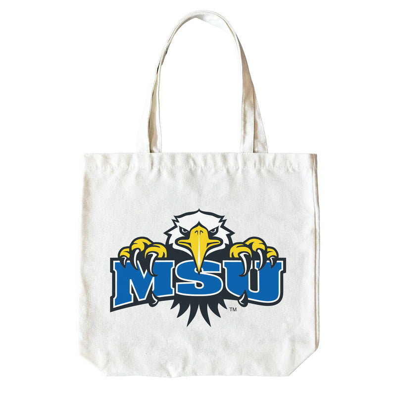 Morehead State University 15" x 15" Canvas Tote Bag Officially Licensed – Logo or Medley Design Logo