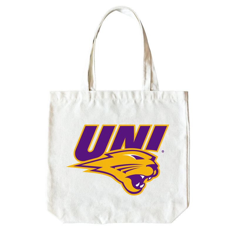 Northern Iowa Panthers 15" x 15" Canvas Tote Bag Officially Licensed – Logo or Medley Design Logo