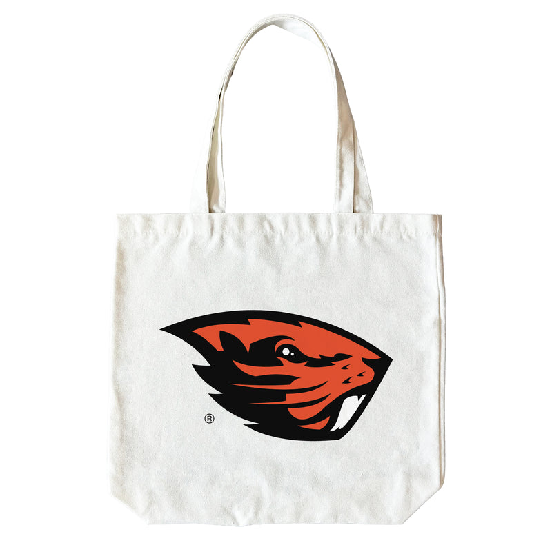 Oregon State Beavers 15" x 15" Canvas Tote Bag Officially Licensed – Logo or Medley Design Logo