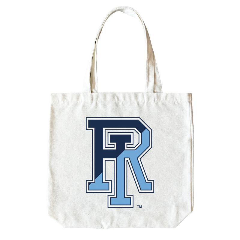 Rhode Island University 15" x 15" Canvas Tote Bag Officially Licensed – Logo or Medley Design Logo