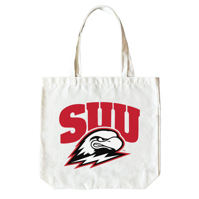Southern Utah University 15" x 15" Canvas Tote Bag Officially Licensed – Logo or Medley Design Logo